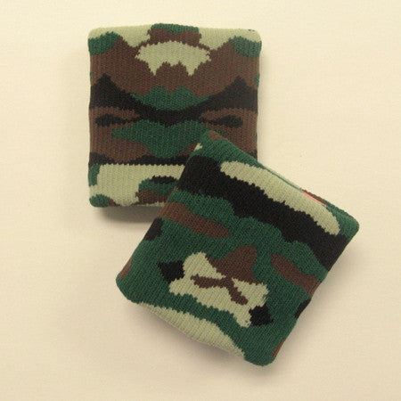 Urban Green and Camo Sports Quality Wristbandss