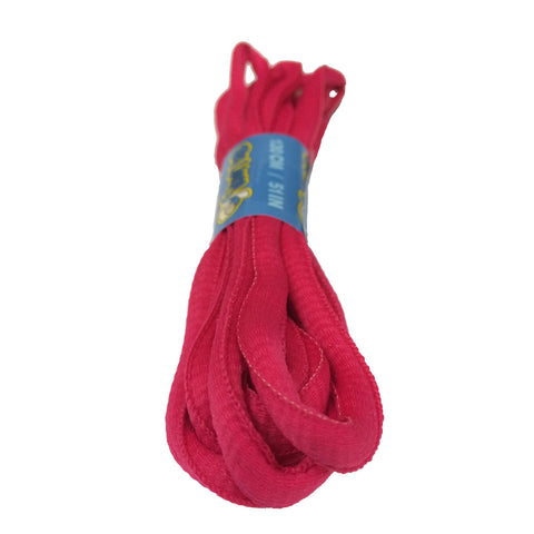 Hot Pink Oval Shoelaces